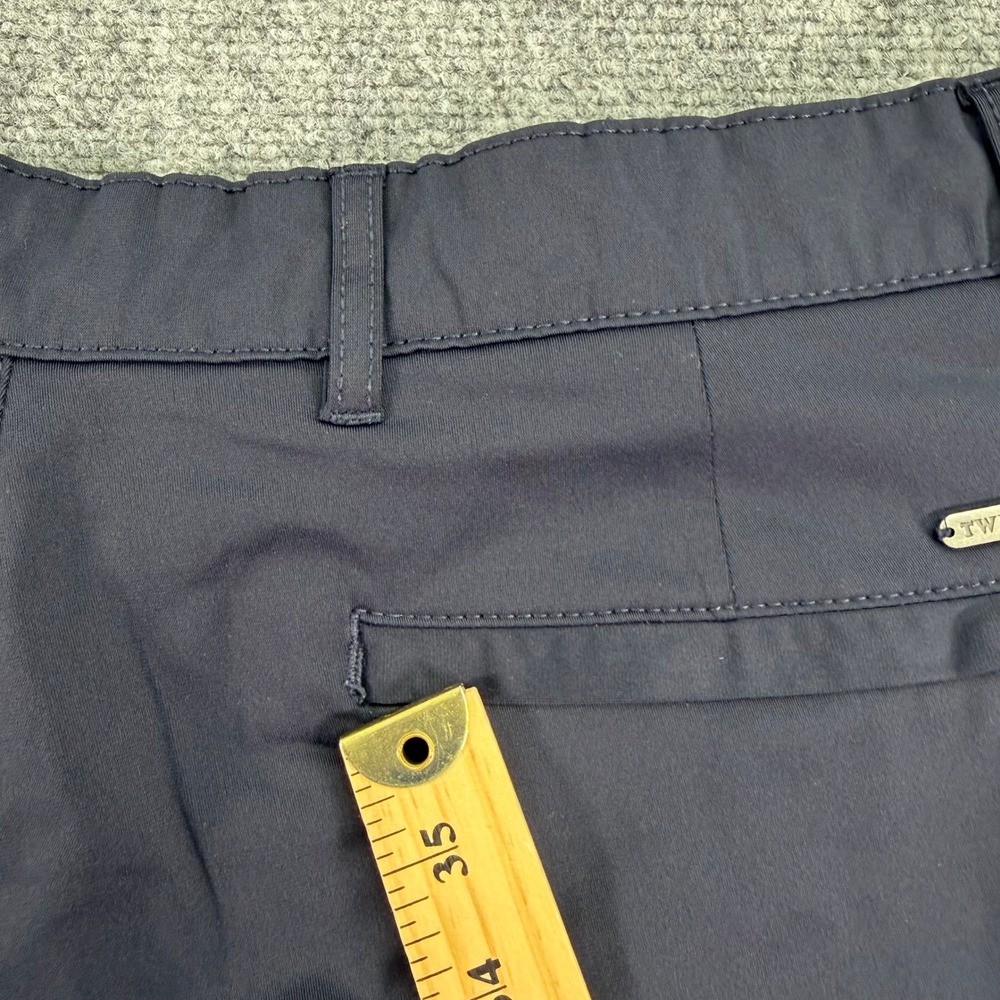Twillory Pants Men 36x34 (Fit 36x31.5) Navy Trim Fit Technical Fabric Stretch - Picture 4 of 16
